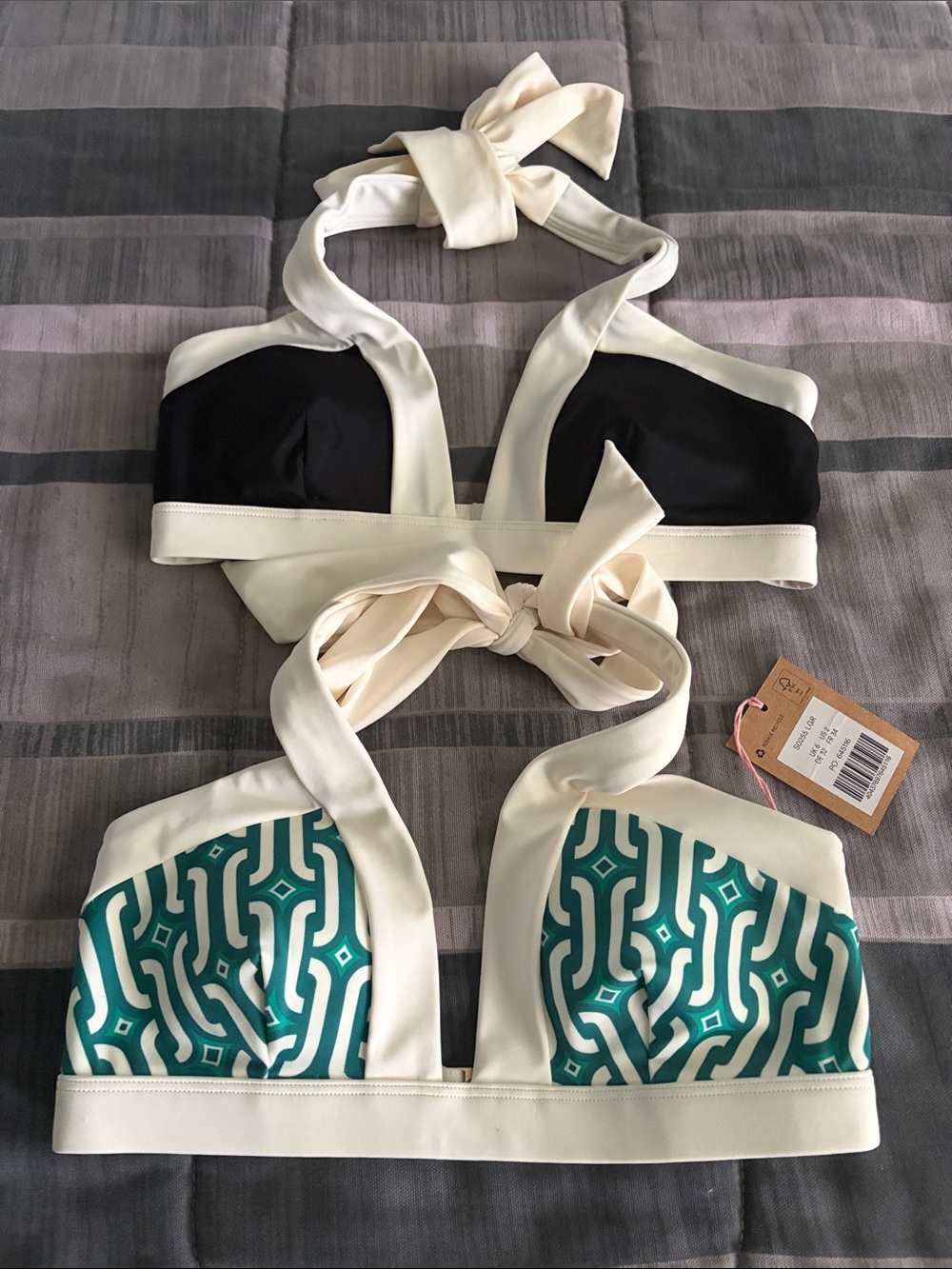 Bundle of 2 Boden Bikini Tops size 2